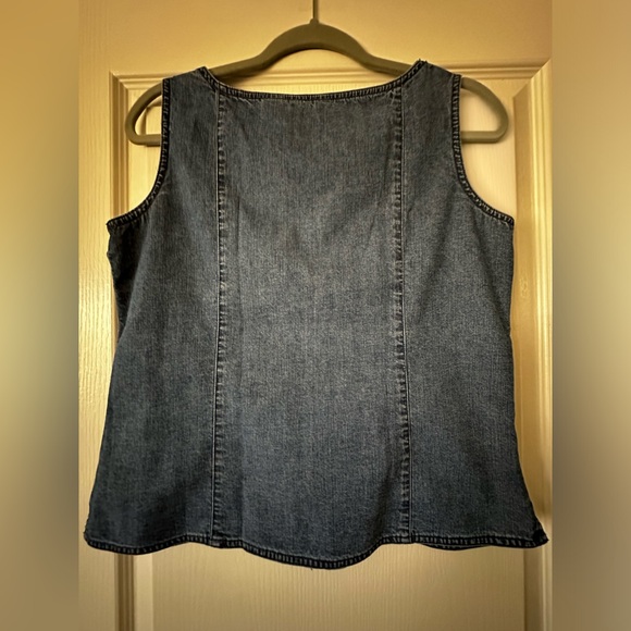 J.Jill Denim Top - Picture 4 of 7